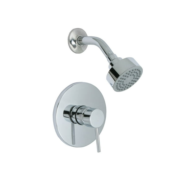 Huntington Brass Euro Shower Trim Package in Polished Chrome Finish