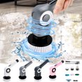thumbnail image 5 of TopLLC Cleaning Brosse 7-en-1 Brosse de Nettoyage Multifonctionnelle Rotative Automatique Rétractable Brosse à Main Machine de Nettoyage Fournitures de Nettoyage pour la Maison, 5 of 5