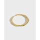 thumbnail image 1 of Anillo apilable de estilo sexy para mujer, sencillo, con superficie irregular minimalista, anillo fino de plata esterlina, 1 of 5