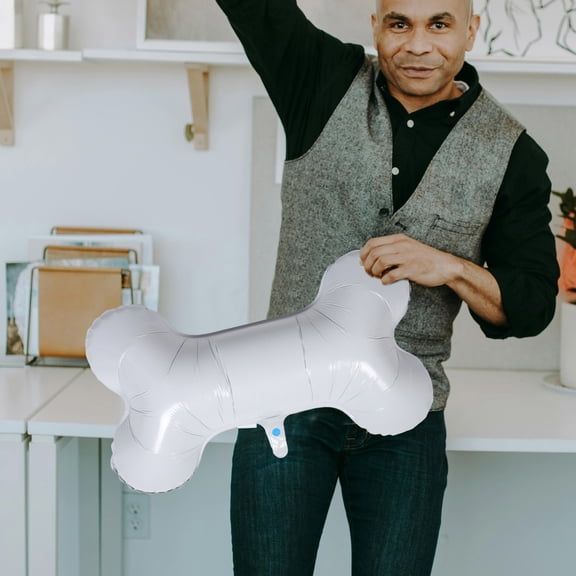 LOLIPPYY 5-Pack Cute Bone Pattern Balloons for Valentine’s Day Party Decorations and Room Layout Accessories