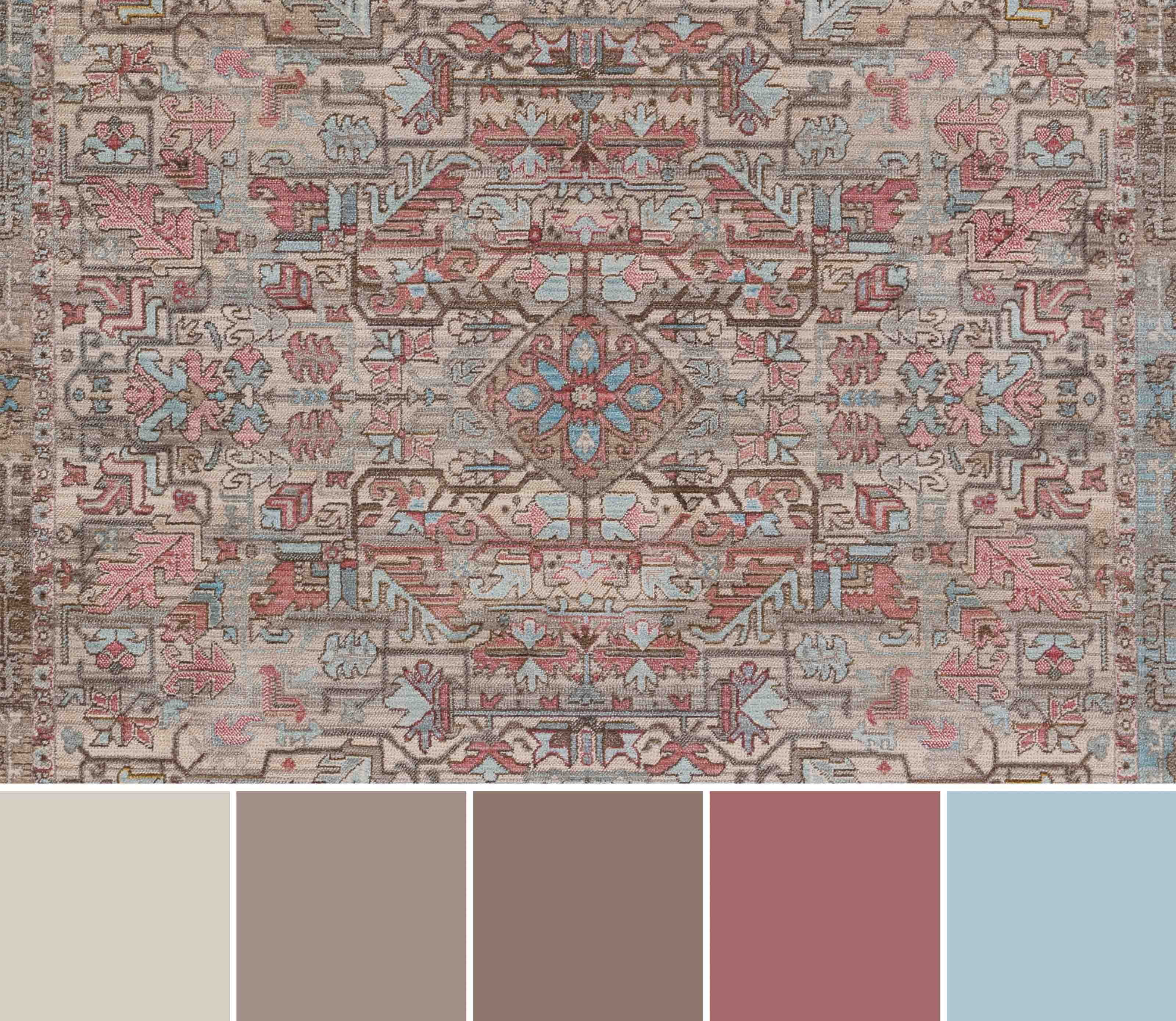 ECARPET Bettina Tapis pour Salon, Chambre, Salle A Manger, Entrée, Couloir et Plus Encore.