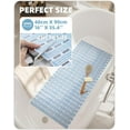 thumbnail image 6 of Shower Mat 16"x36", Extra Long Bathtub Mat Non Slip with Suction Cups, Bath Matts for Shower Floor/Inside Shower, Quick Dry, Easy Clean, 6 of 12