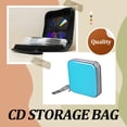 thumbnail image 3 of Cateissary Estuche de ABS portátil para DVD con gran capacidad - Soporte de almacenamiento para llevar medios a cualquier lugar 40 CD Azul cielo Type3 NO3, 3 of 6