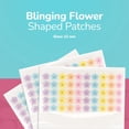 thumbnail image 4 of BioSwiss Pimple Patches, Blinging Flowers Patch for Zits and Blemishes, Hydrocolloid Spot Stickers for Face and Skin, 50 Count, 4 of 6