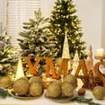 12Pcs 8CM Big Christmas Tree Balls Ornament Glitter White Red Xmas Tree