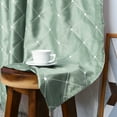 thumbnail image 5 of Home Soft Things Doris Diamond Embroidery Curtain set 2Pcs - Silver Blue - 60"x96", 5 of 8