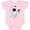 AD-Pink, variant on Astronaut the Moon Spaceship and Shooting Star for Light Colors Boys or Girls Baby Bodysuit
