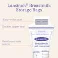 thumbnail image 4 of Lansinoh Breastmilk Storage Bags, 100 Count, Leak-Proof Breast Milk Freezer Bags, 6 oz, 4 of 9