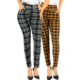 thumbnail image 1 of Set De 2 Leggings Elegantes Jegging Mujer a Cuadros Stretch Looks Formal y Casual Mayón y Mallones Mayón Mallones, 1 of 5