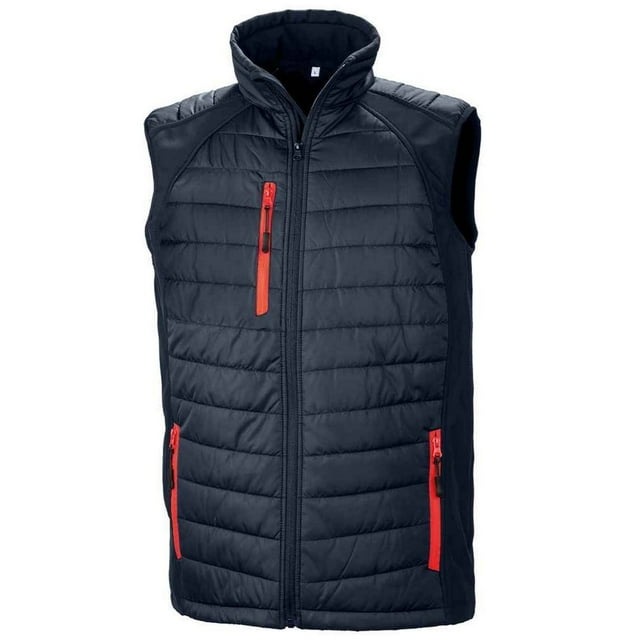Result Genuine Recycled Adult Compass Softshell Padded Gilet