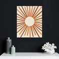 thumbnail image 4 of COMIO Boho Wall Art,Canvas Wood Framed Orange Sun Rising Prints, Waterproof Fade-resistant Light-weight Sturdy and Easy to Hang Wall Decor for Bedroom, Living Room, Bathroom, Office, 4 of 4