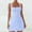 Blue, variant on Dpytoraw Women's Square Neck Bodice Dress Sleeveless Tank Top Stretch Flare Mini Dresses Women’s Ruffled Tiered Midi Dress