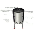 thumbnail image 5 of Tramontina 15.5-Inch Stainless Steel Round BBQ Charcoal Grill with Lid, 5 of 5