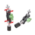 thumbnail image 2 of 1/4inch Male to Female Mounting Arm Heavy Duty Iron Clamp Rotatable Metal Clamp for Monitor Video, 2 of 8