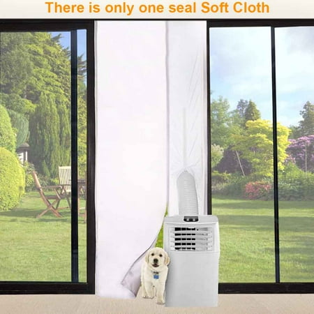 

Portable Sliding Door Oxford Fabric Sealing Soft Cloth Air Conditioner Mobile