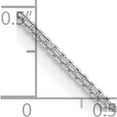 thumbnail image 2 of 14K White Gold Jbsp's 1.45mm Concave Box Chain (20 X 1.45) Made In Italy 7269-20, 2 of 5