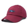 thumbnail image 5 of Dalix Muscle Car Embroidered Cap Cotton Baseball Summer Cool Dad Hat Mens in Maroon, 5 of 5