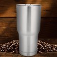 thumbnail image 3 of Verdant Touch Tasse de voyage en acier inoxydable de 887 ml pour boissons froides et chaudes, tasse à café avec couvercle pour la maison et les voyages, 3 of 12