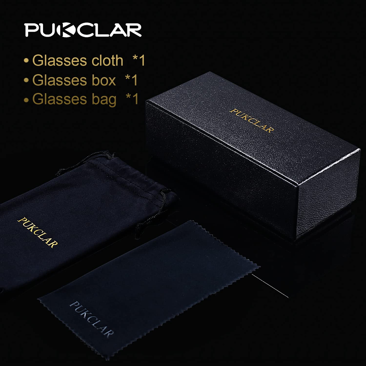 PUKCLAR Men's polarized sunglasses TR90 Frame UV400 Sport Sunglasses