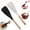 2Pcs-Black and White, variant on 2 Pack Silicone Spatula Spoon Cooking Utensils, Multi-Function Spoonula for Mixing, Scraping and Serving, Heat Resistant Nonstick Kitchen Tool for Cooking, Baking and Salad