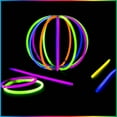 thumbnail image 4 of Sirene Glow Sticks 8" Bulk 100ct Variety, Glow in the Dark for Neon Theme Party, 4 of 8