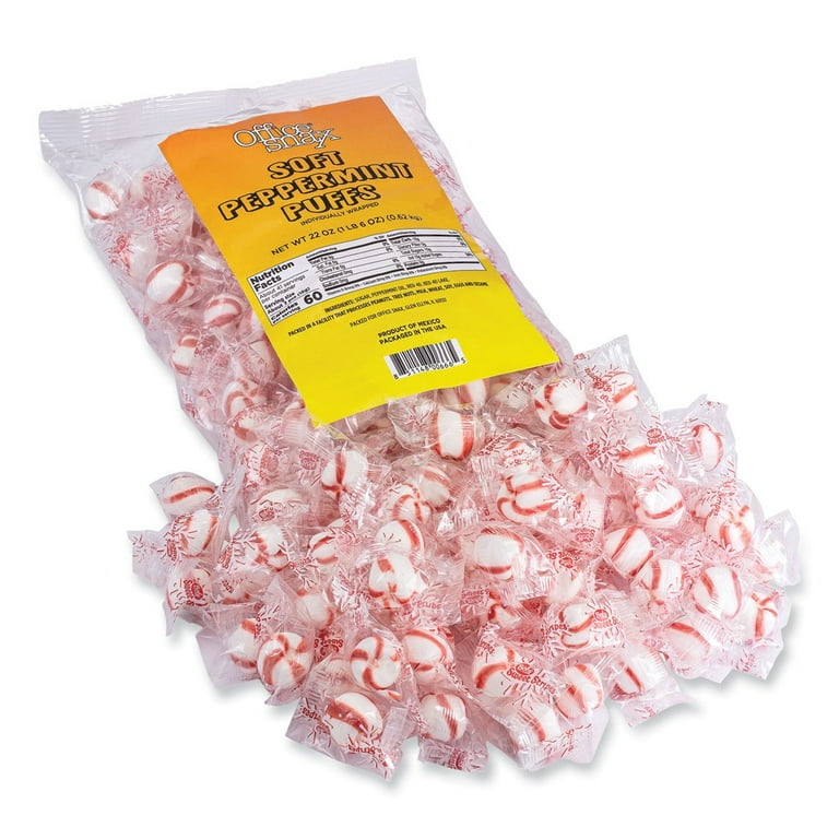 Candy Assortments, Soft Peppermint Puffs, 22 oz Bag Candy Assortments, Soft Peppermint Puffs, 22 oz Bag