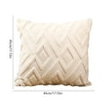 thumbnail image 3 of 17.72 Inch One-Sided Pattern Pillow Cover - Decorative Cushion Cover for Sofa & Bedroom, Stylish Living Room Accent Pillowcase for Home Decor Enhancement, 3 of 6
