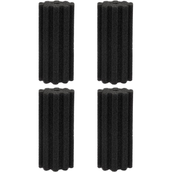 of 4 Replacement Sponges for Aquarium Vertical Stripes Double Sponge Filter (S)