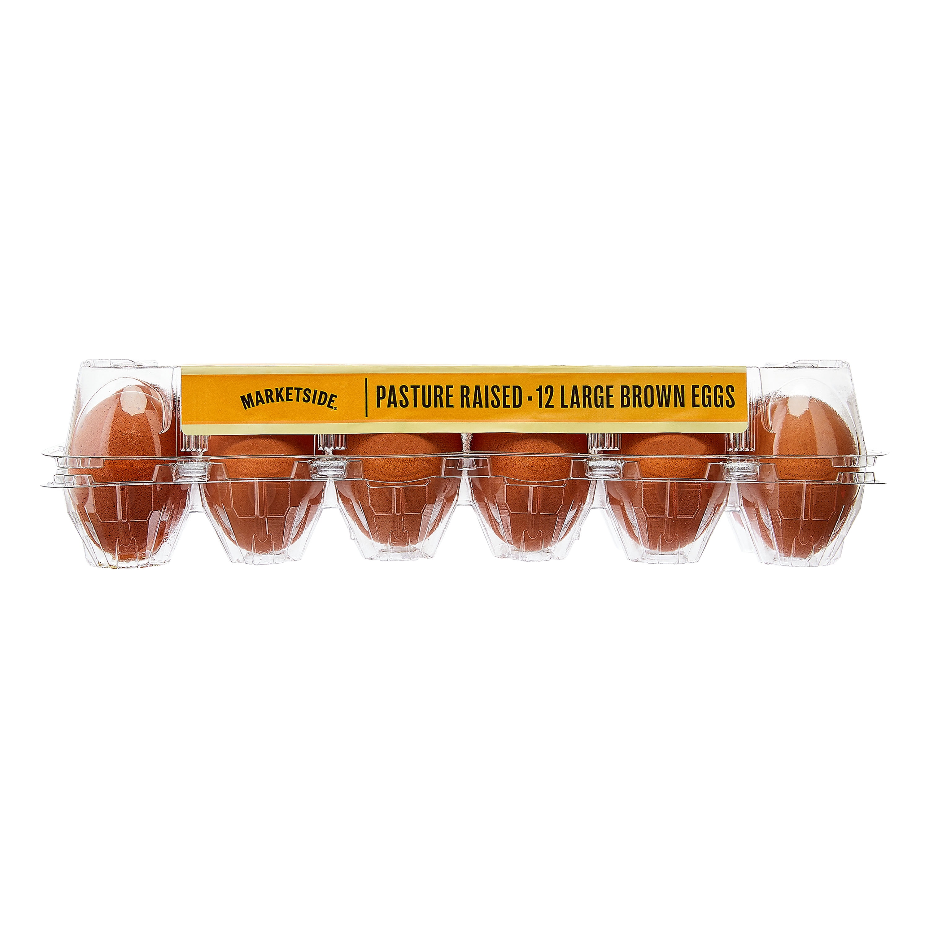 Marketside Grade A Large Pasture Raised Brown Eggs, 12 Count