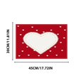 thumbnail image 3 of FYTPOV Romantic Printed Placemats, Red Pink Placemats for Kitchen and Dining, Valentines Day Decorations, Christmas Placemats for Party Home Decor, Table Decor, 18x12 in, 3 of 6