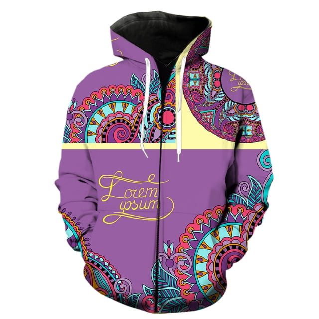 Sudadera con capucha y cremallera estilo nacional retro para hombre, con estampado 3D de hip hop, informal, de manga larga, estilo Harajuku, de gran tamaño, gran oferta 2024