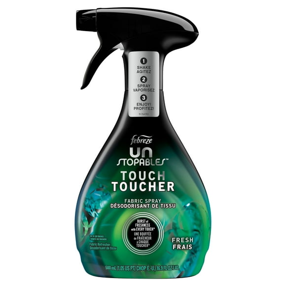 Febreze Unstopables Touch Fabric Spray and Odor Fighter, Fresh 500mL