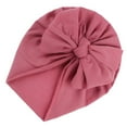 thumbnail image 3 of hirigin Turban Hats for Baby, Vintage Bowknot Soft Head Wrap for Toddlers, Elastic Newborn Caps for Newborn Girls, Boys, 3 of 6