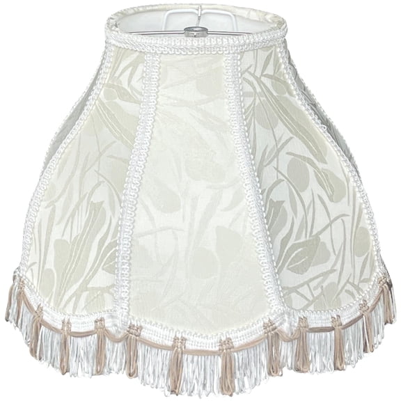 TooToo Star Beige Scalloped Lamp Shades, 6"Top x 13"Bottom x 9.5"High Victorian Lamp shade for table lamps and floor lamps