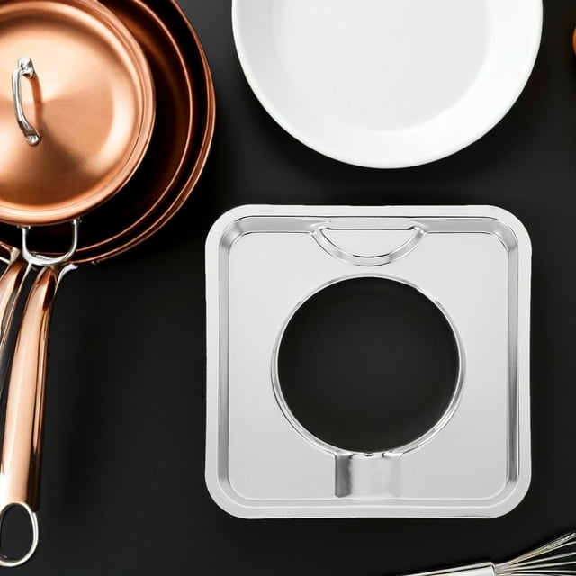 RENACLIPY 4Ud Tapas Para Quemadores De Cocina En Color Plateado Para Evitar Salpicaduras De Aceite