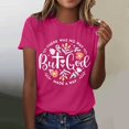 thumbnail image 2 of There Was No Way but God Made A Way Graphic Tees for Women 2026 Summer Casual Short Sleeve Crewneck Christian T Shirts, 2 of 3