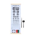 thumbnail image 1 of 1 Set Eye Exam Tool Vision Test Eye Chart For Eye Exam Eye Tester School Eye Chart Portable Eye Chart Test Portable Eye Chart Eye Test Poster, 1 of 6
