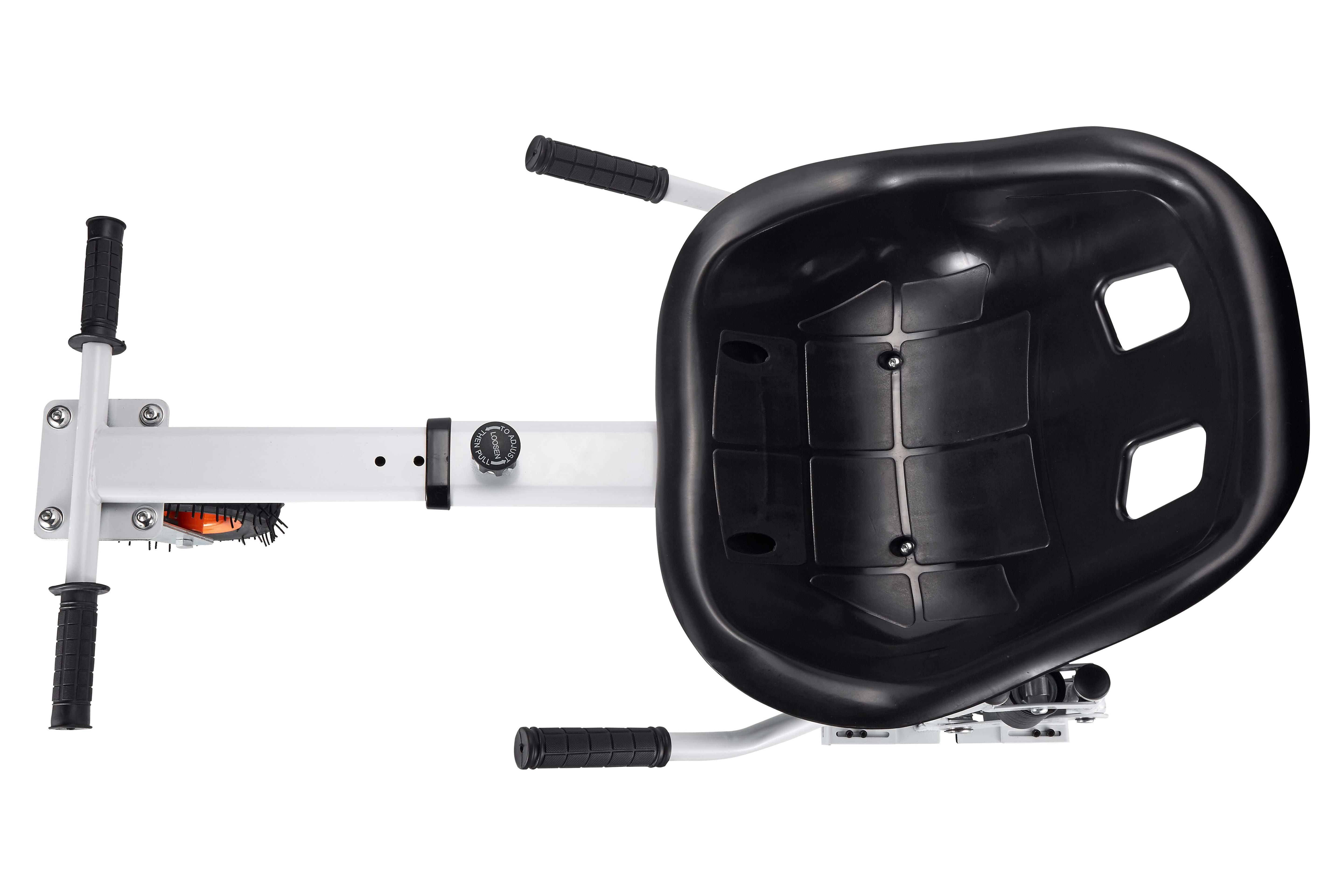 All In One Hover Cart Attachment For Hoverboard - Transform your Hoverboard into a Go Kart with Hovercart - White