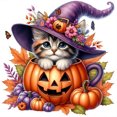 thumbnail image 1 of 5D DIY Con Taladro Arte Calabaza Halloween 30x30cm, 1 of 9