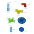 thumbnail image 3 of Bloques de tubos transparentes, bloques de tuberías de agua de juguete, juguete de vástago, construcción Montessori, bloques de ensamblaje para niños Hugo Juguetes de construcción, 3 of 7