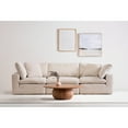 thumbnail image 6 of Moe's Home Collection Clay Modular Sofa Coastside Sand Fabric/Upholstery, 6 of 6