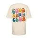 thumbnail image 4 of Camiseta de cuello redondo con doble estampado de letras para mujer: prenda informal de manga corta para el verano, 4 of 5