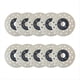 thumbnail image 1 of Cuchilla de Corte Porosa de 10 Piezas para Cerámica de Piedra, Disco de Muela Abrasiva de Corte de Azulejos de Diamante para Amoladora Angular, 1 of 5