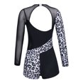 thumbnail image 4 of DPOIS Kids Girls Gymnastics Leotards Long Sleeve Dance Biketards Shorts Unitards, 4 of 4