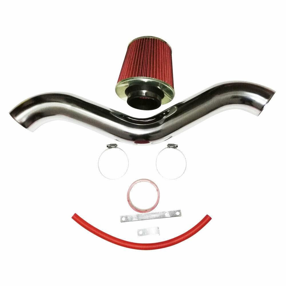 Red Cold Air Intake System Kit for 1998-2002 Honda Accord 2.3L DX LX EX SE VP & 1997-2001 Honda Prelude 2.2L, Anodized Aluminum Engine Intake Pipe, SKU 92531952