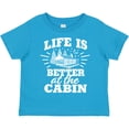 thumbnail image 3 of Inktastic Life is Better at the Cabin with Trees and Moon Boys or Girls Toddler T-Shirt, 3 of 5