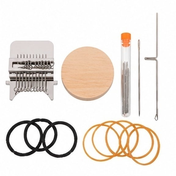 GAXIRE Hand Knitting Machine Weaving Loom Assorted Color 1 Set Wooden