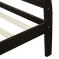 thumbnail image 5 of Kacho Wood Platform Twin Bed Frame, 200lb Heavy Duty Platform Bed, Platform Bed with Headboard and Footboard, Wood Slat Support, No Noise-Free, No Box Spring Needed, Espresso, 5 of 7