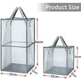 thumbnail image 5 of Foldable Laundry Basket, Laundry Bins, Pop Up Folding Large Capacity Laundry Baskets with Handles, Toy Storage Bag, Storage Box, Laundry Storage, Gray, 5 of 5