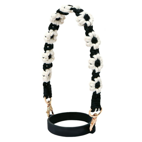 Water Bottle Handle Strap Handmade Flower Sling Holder Lanyard Cup Accessories Compatible With 16 40oz Bottle
